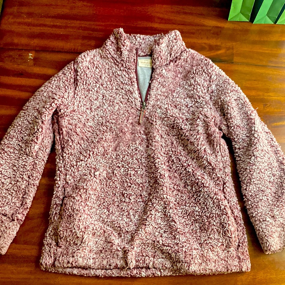 Weatherproof pullover pink sweater